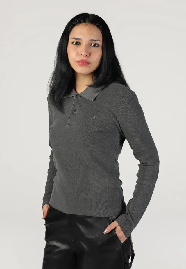 Impericon Dora Garment Dyed Longsleeve schwarz Damen
