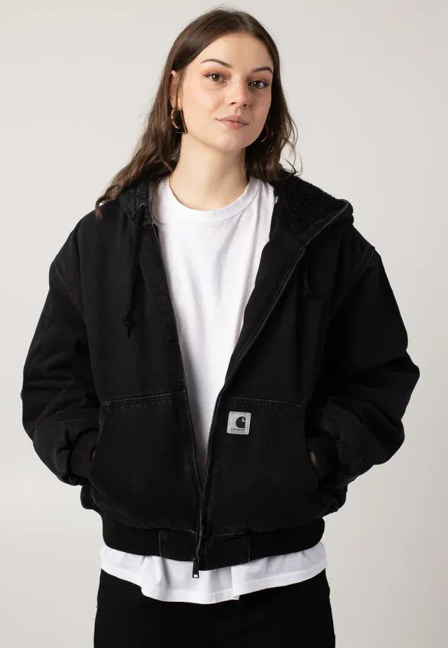 Impericon OG Active Stone Washed Jeansjacke schwarz