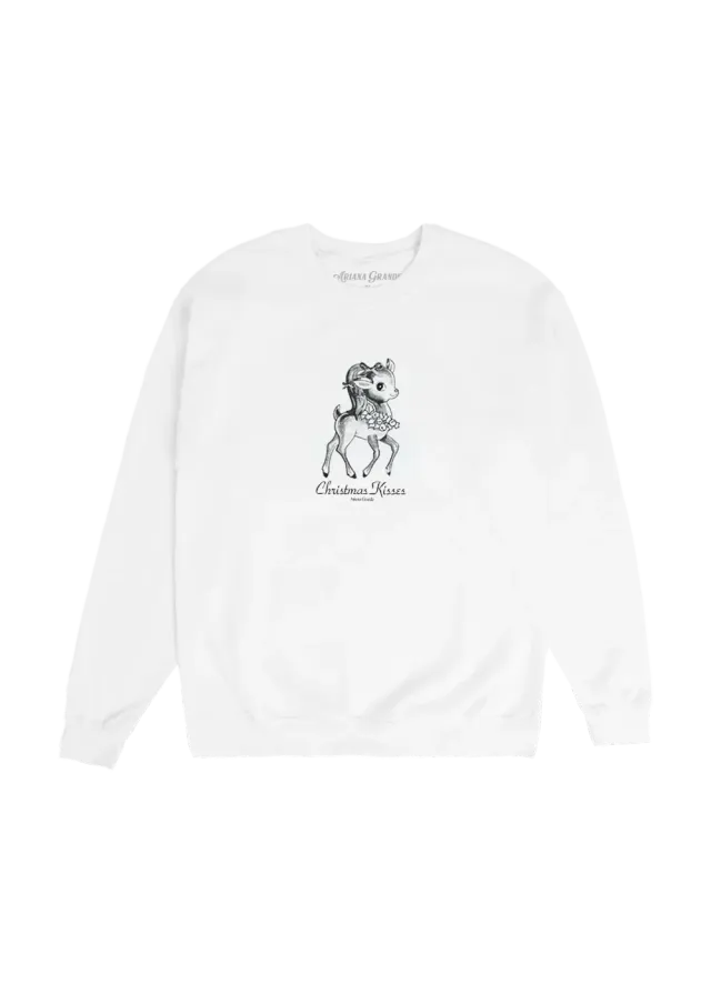 Ariana Grande Christmas Kisses Crewneck S-2XL