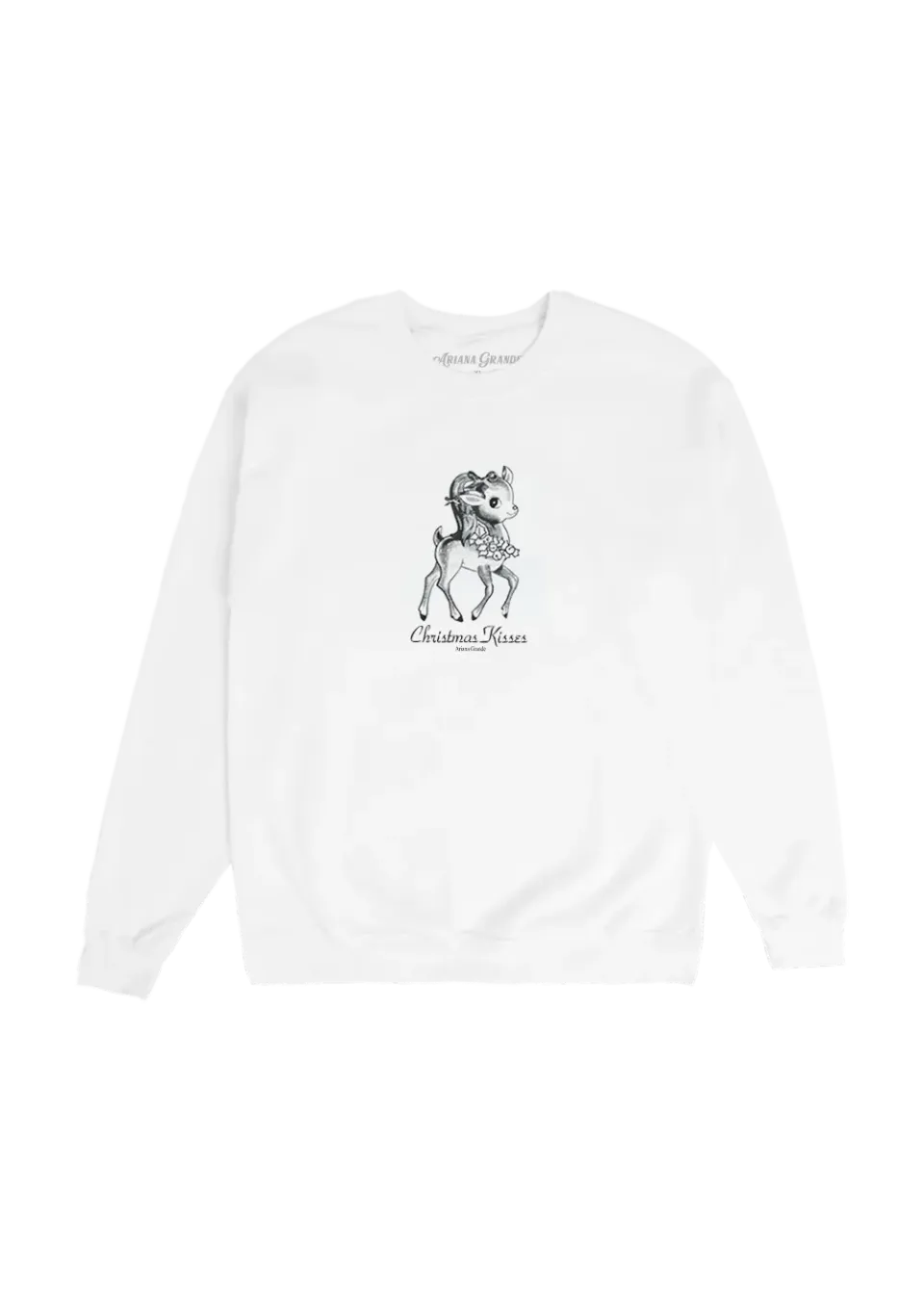 Ariana Grande Christmas Kisses Crewneck S-2XL