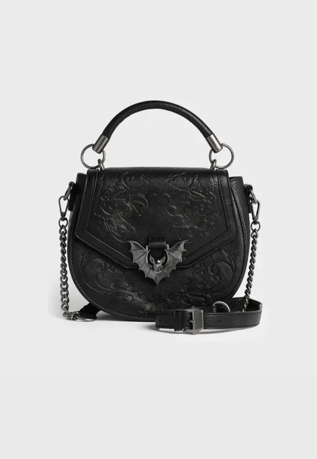 Winged Night Black Tasche Onesize Saddle Bag