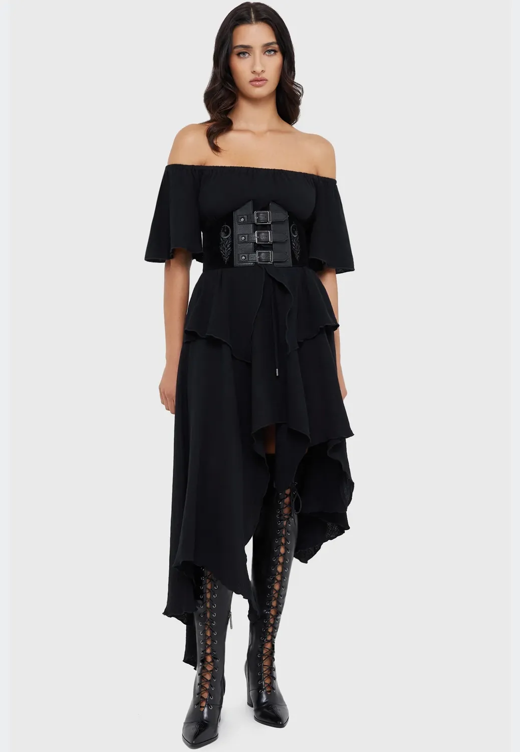 Impericon Nyx Garden Gürtel Schwarz M/L