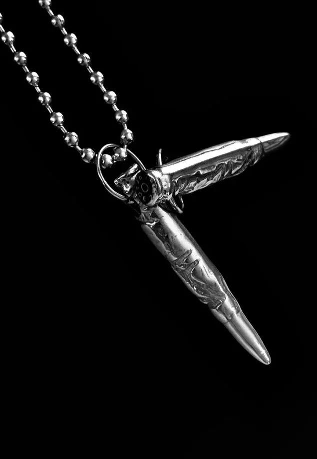 Impericon Broken Bullet Silver Kette Onesize silber
