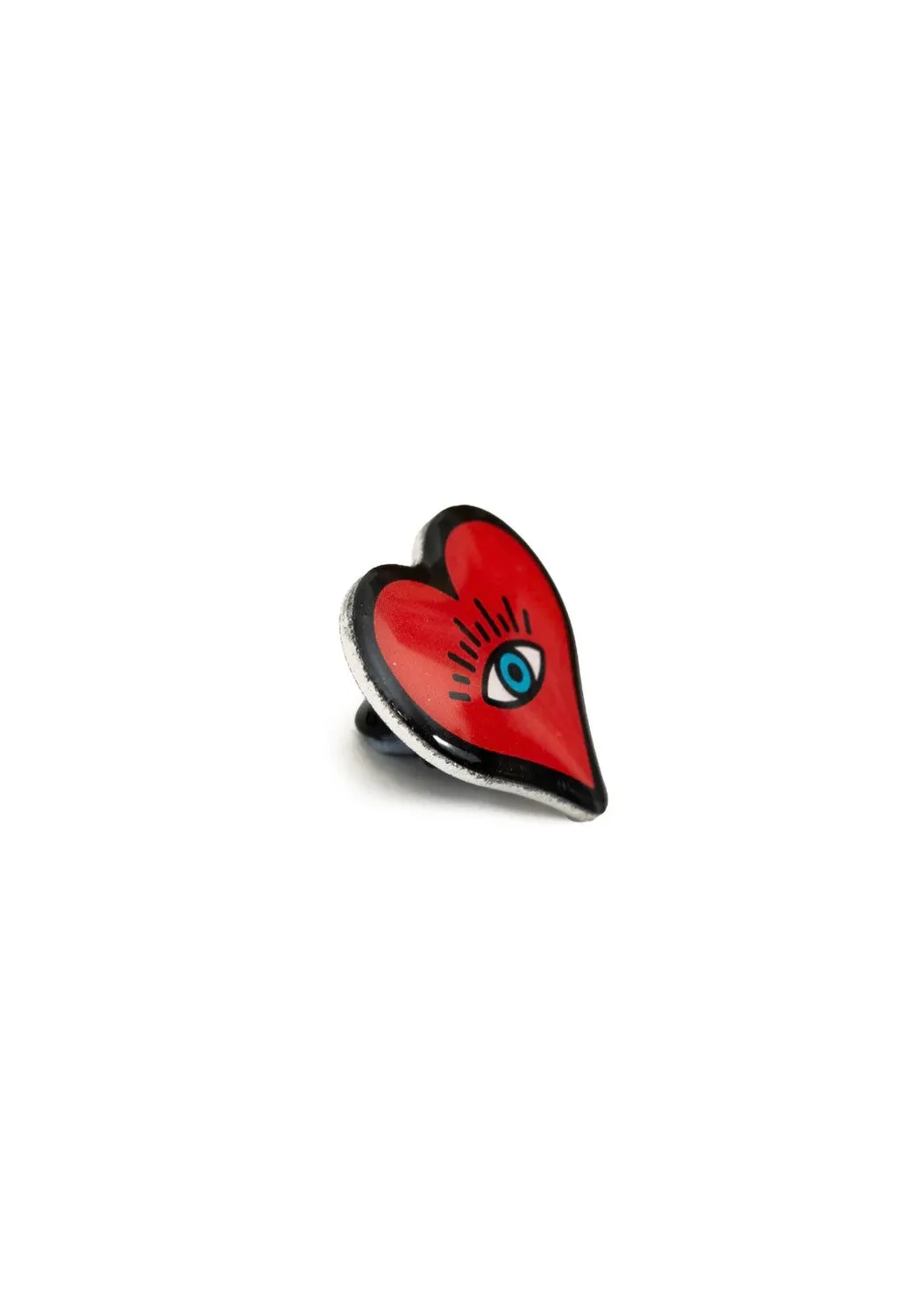 Impericon Heart Multi Pin Onesize rot Emaille