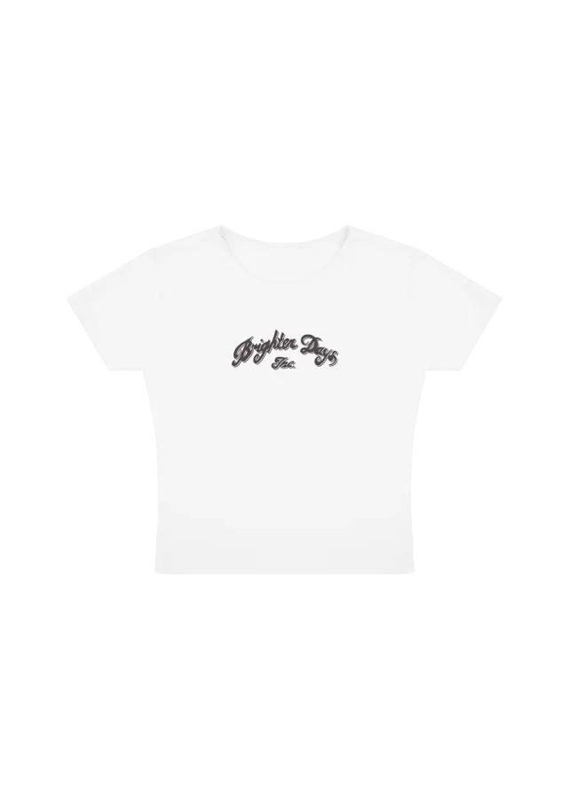 Ariana Grande Brighter Days Inc. Baby T-Shirt weiß