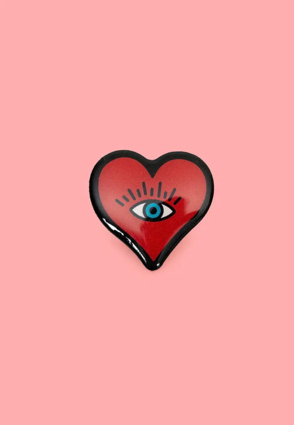 Impericon Heart Multi Pin Onesize rot Emaille