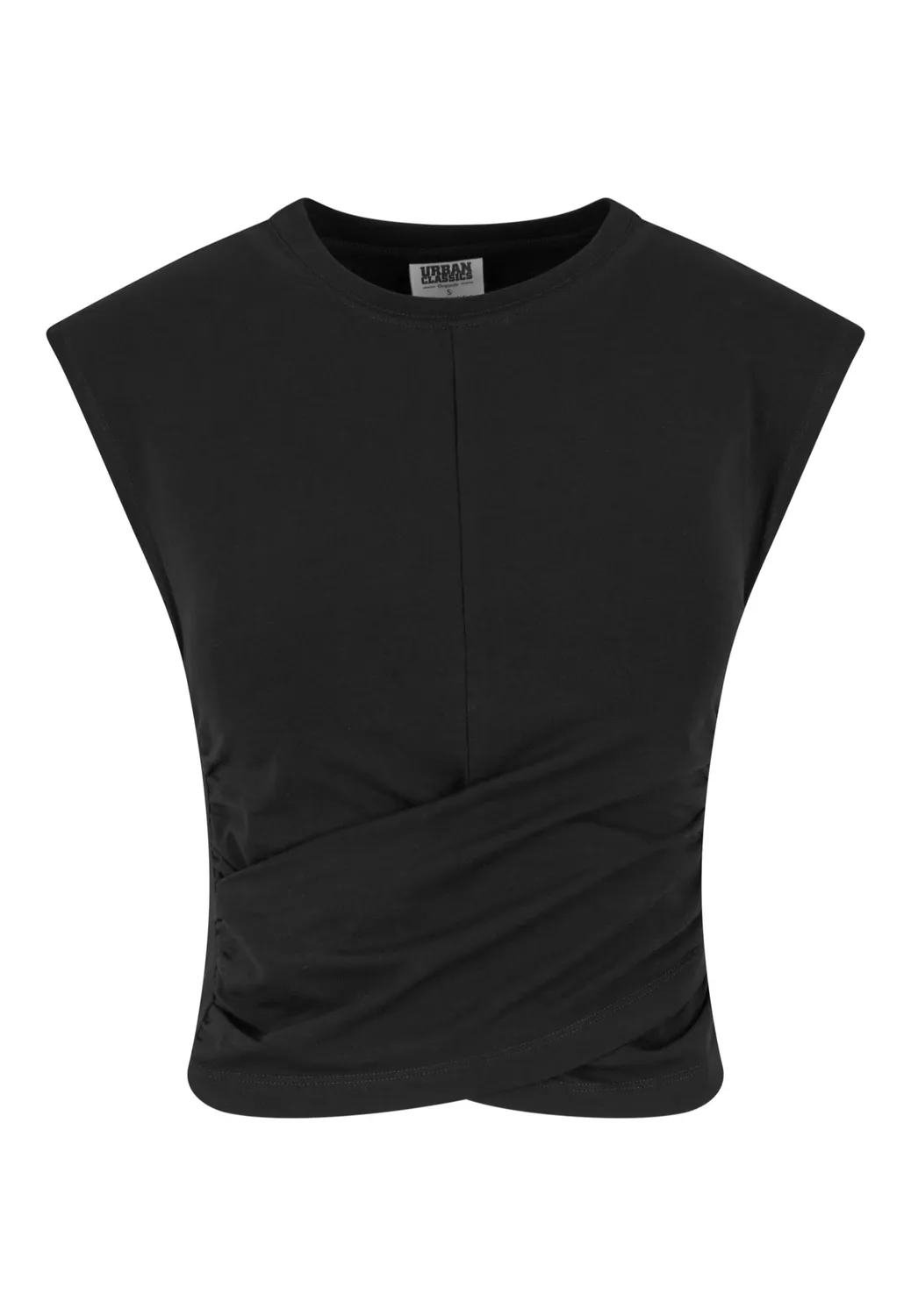 Impericon Ladies Cropped Wrapped Black Oberteil Schwarz