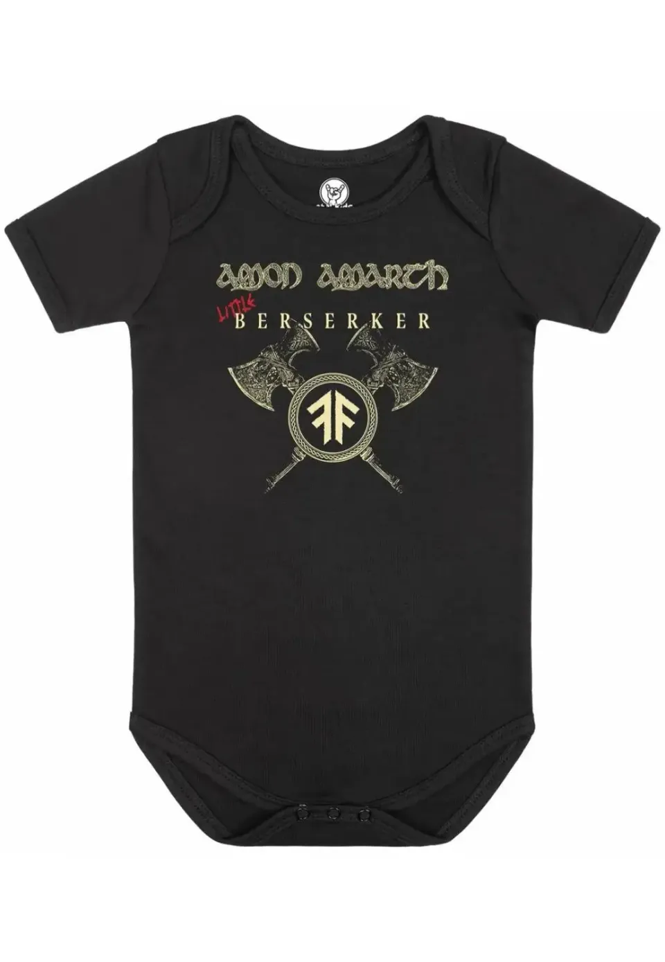 Impericon Little Berserker Babygrow Body 56/62 schwarz