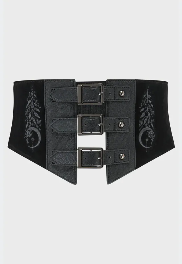 Impericon Nyx Garden Gürtel Schwarz M/L