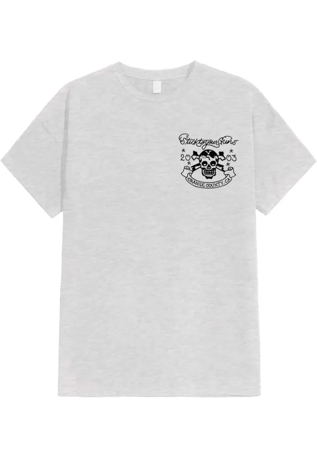 Impericon Eagle Nothing Tattoo T-Shirt ash grey