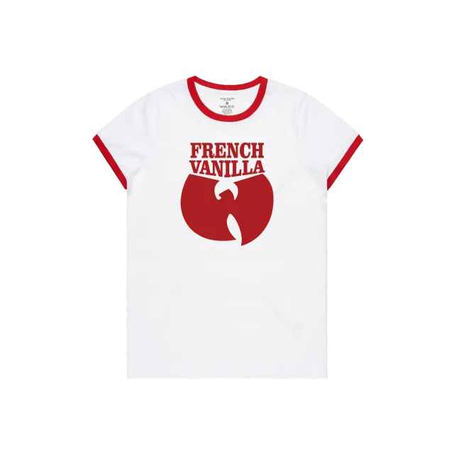 Wu-Tang French Vanilla Ringer Tee Shirt Poly-Baumwolle