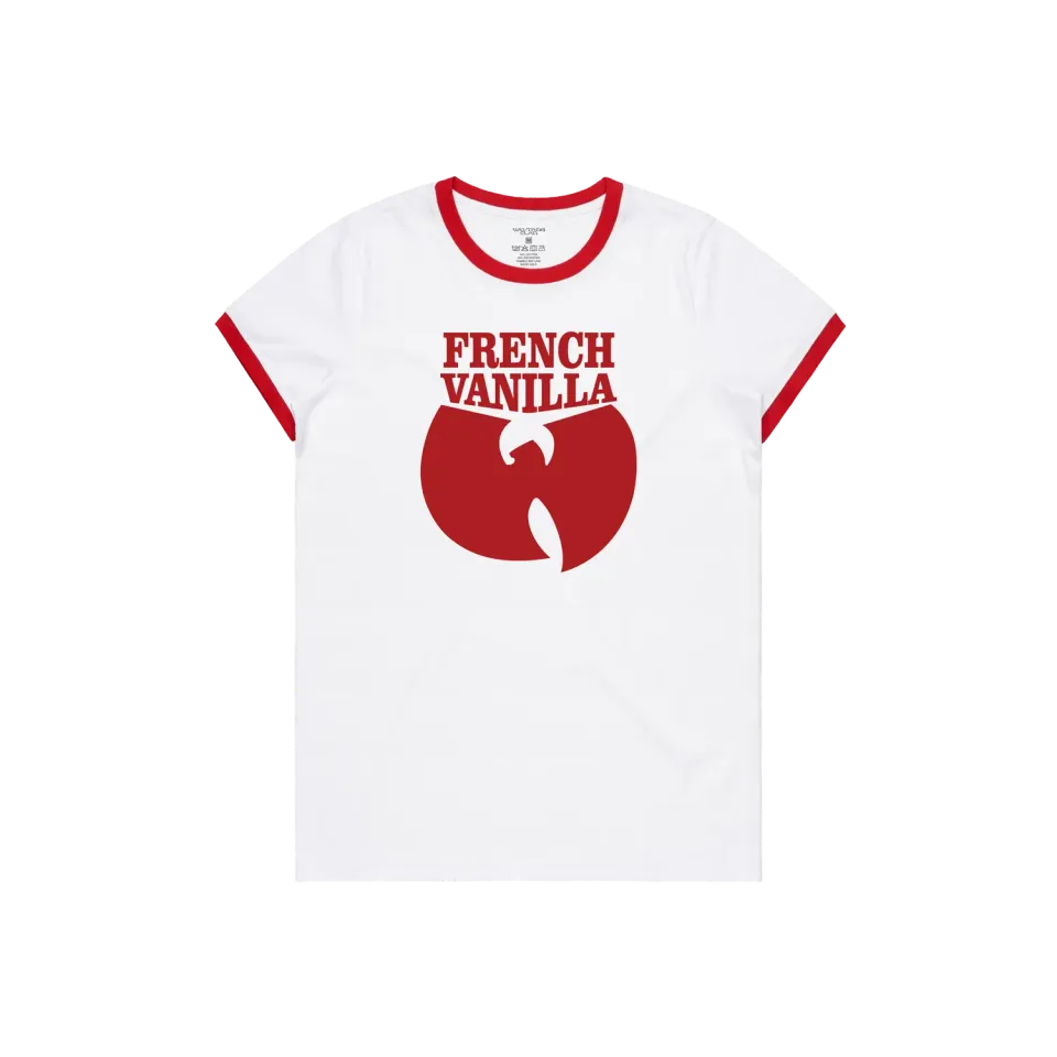 Wu-Tang French Vanilla Ringer Tee Shirt Poly-Baumwolle