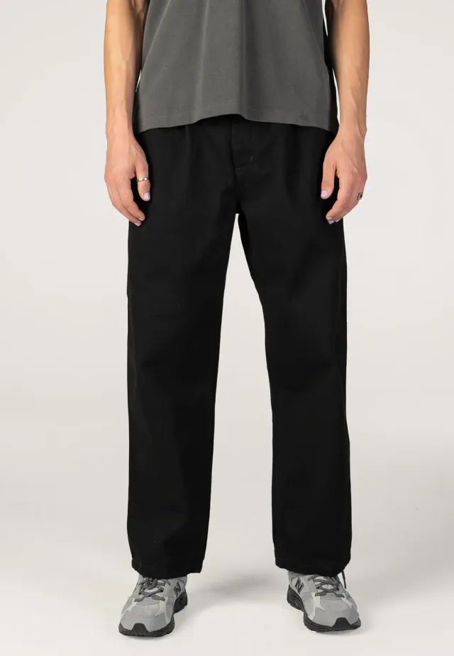 Impericon Jace Rinsed Black Jeans schwarz Tapered Fit