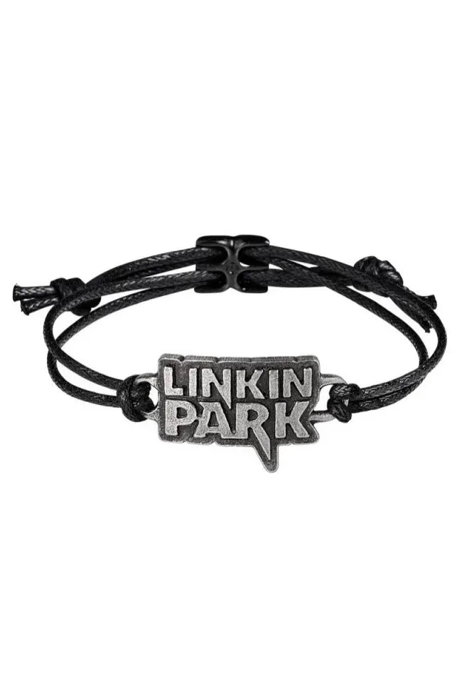 Impericon Lettering Logo Armband Grau Onesize Rock