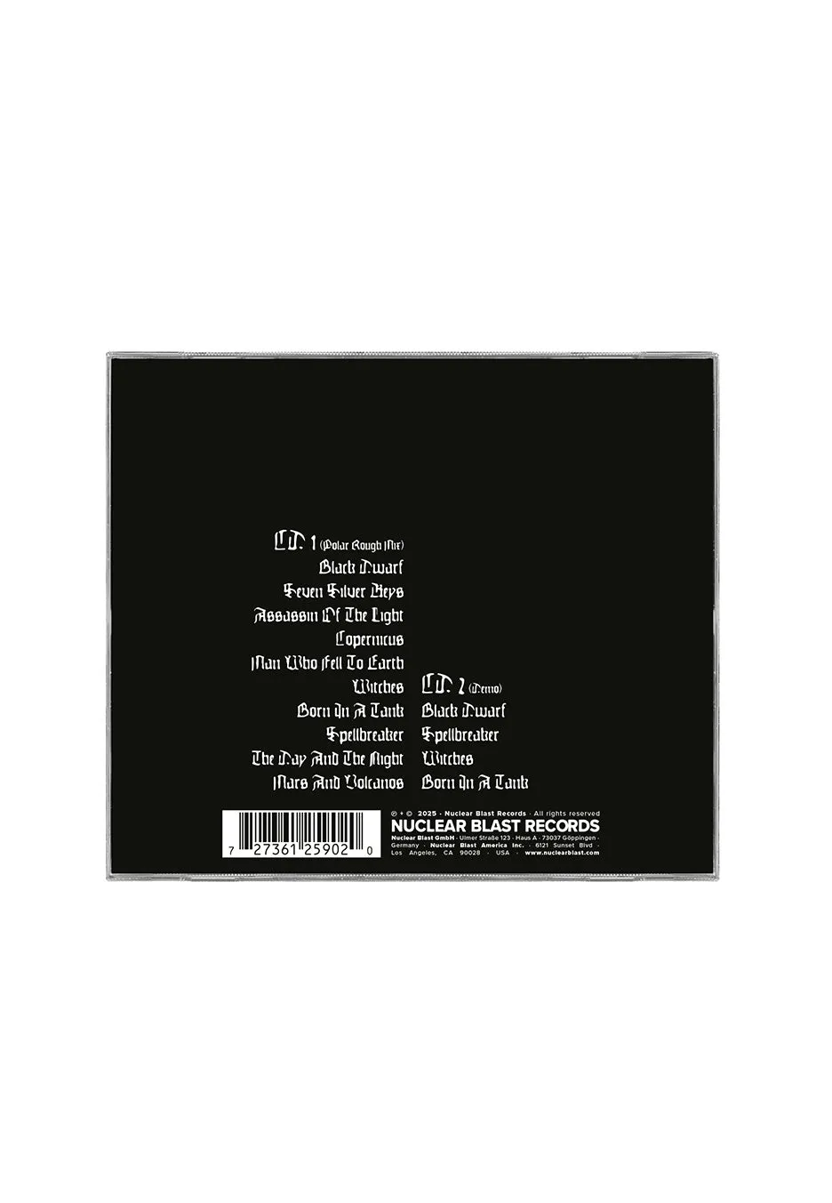Candlemass Polar Rough Mix 2 CD Doom Edition