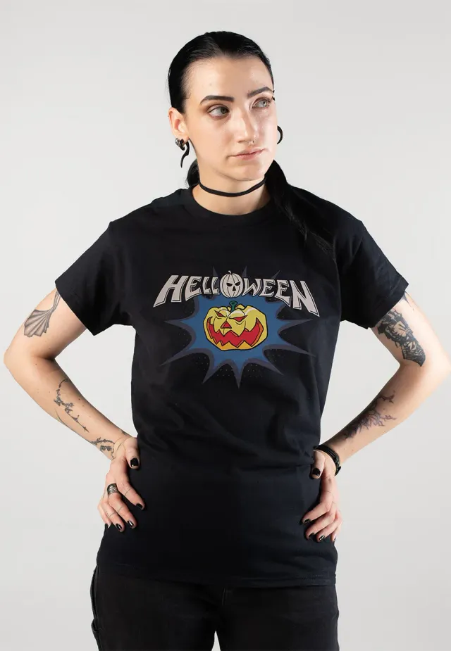 Impericon Classic Logo Comics T-Shirt schwarz Unisex
