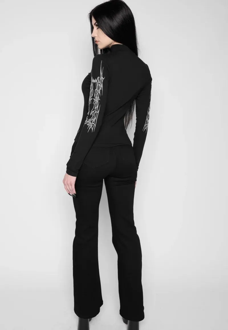 Impericon Lucent Black Longsleeve schwarz M