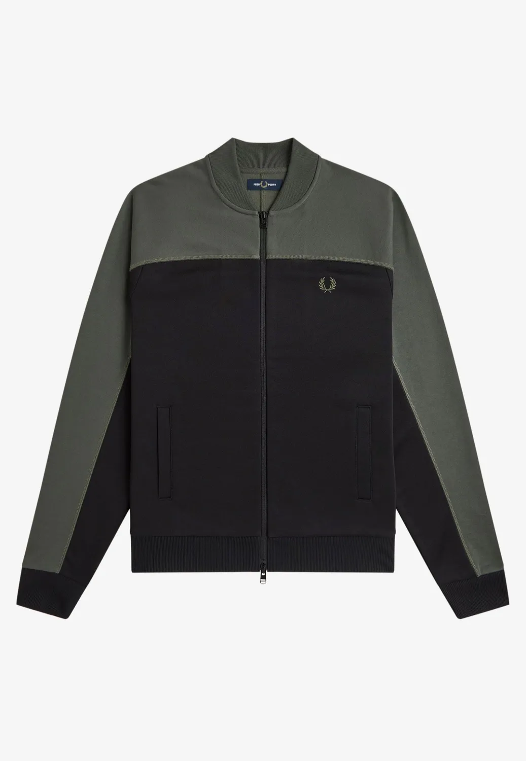 Impericon Colour Block Track Field Green Trainingsjacke grün
