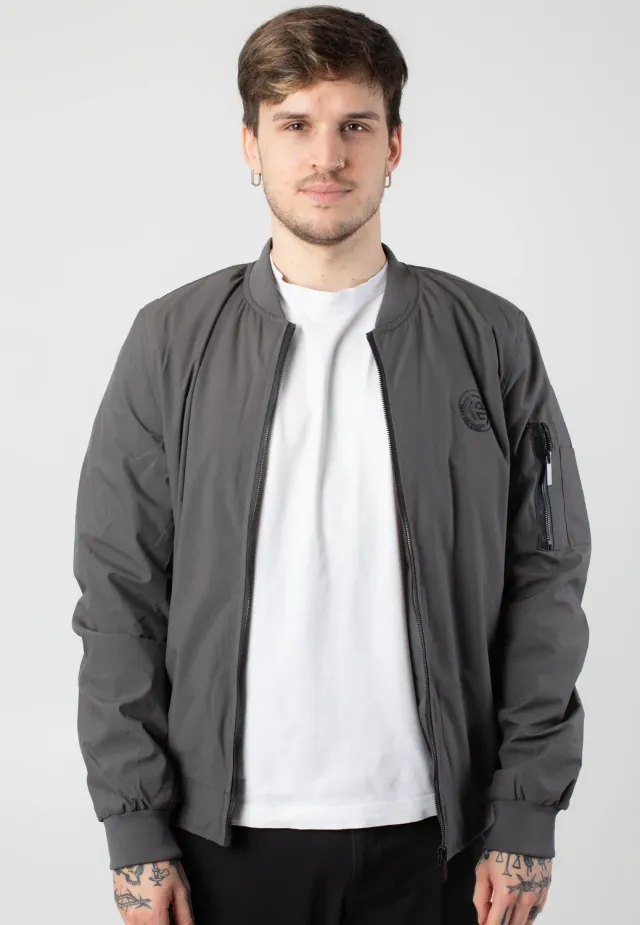 Impericon Berto Dark Grey Bomberjacke grau