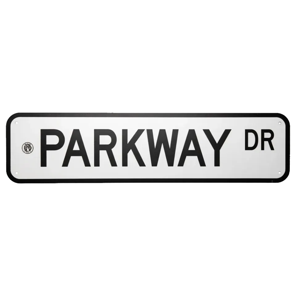 Parkway Drive Street Sign Blechschild 61 cm Metall