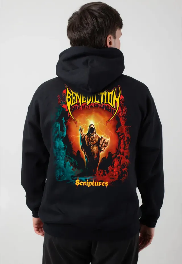 Impericon Scriptures Hoodie schwarz S bis 3XL