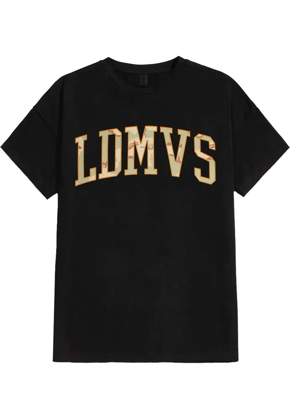 Impericon Camo College T-Shirt schwarz Unisex