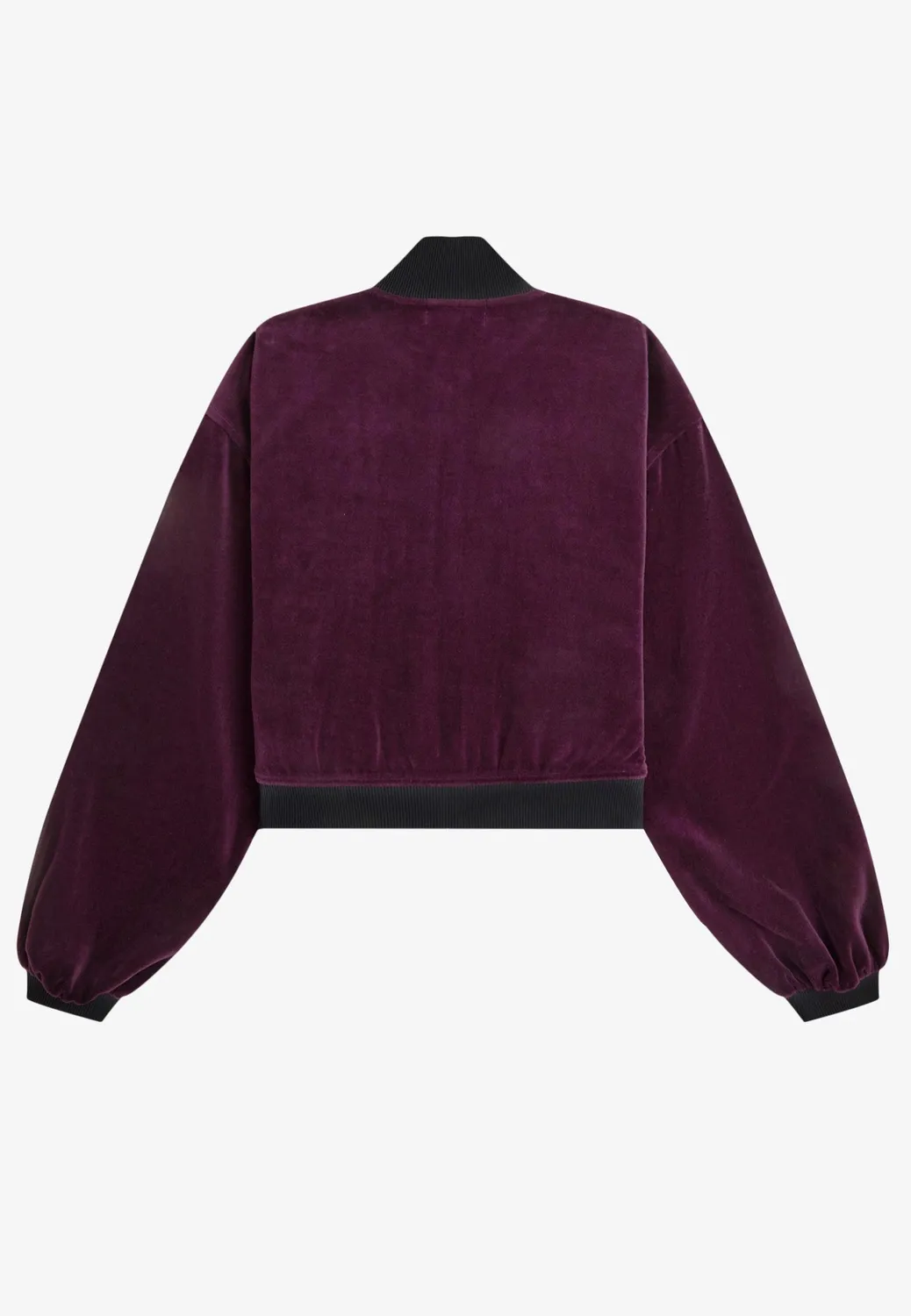 Impericon Velour Track Plum Jacke lila Damen