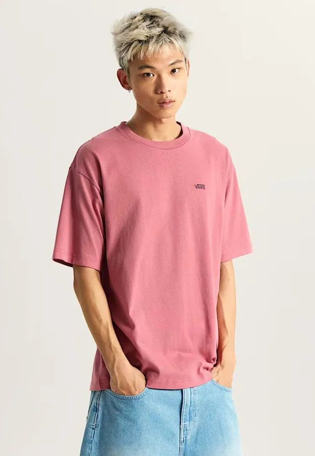 Impericon Left Chest II Loose Mauvewood T-Shirt rosa