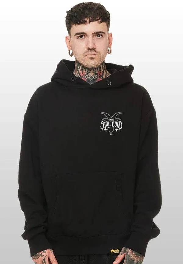 Church Burner Crew Black Hoodie schwarz Unisex