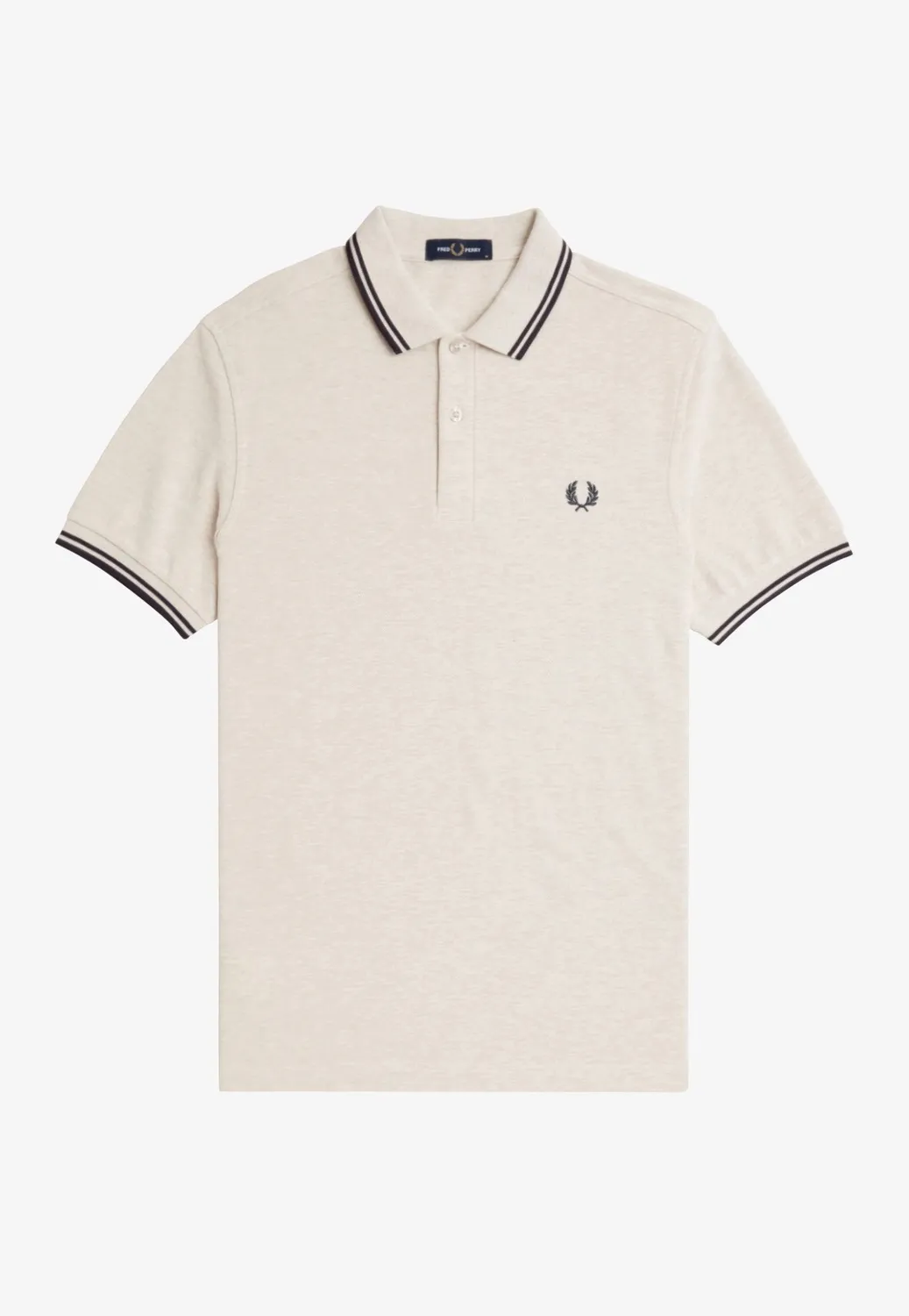 Impericon Twin Tipped Porridge Marl Polo Beige Baumwolle