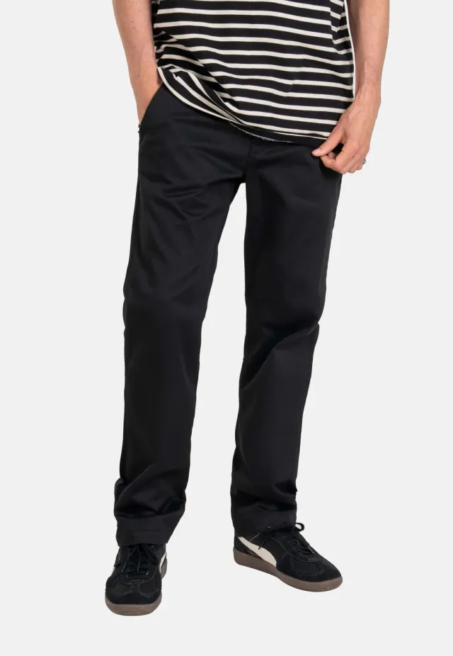 Impericon Metro Flex Chino Deep Black Regular Fit