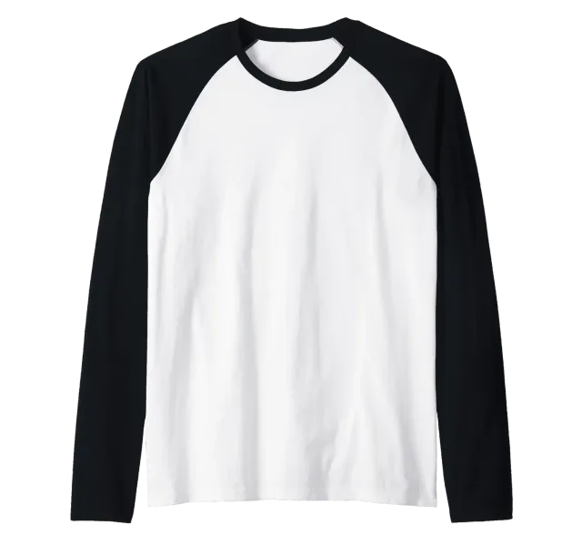 Mastodon Black Logo Raglan schwarz-weiß offiziell