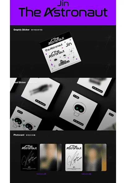 Jin The Astronaut Version 1 Maxi-CD mit Photobook