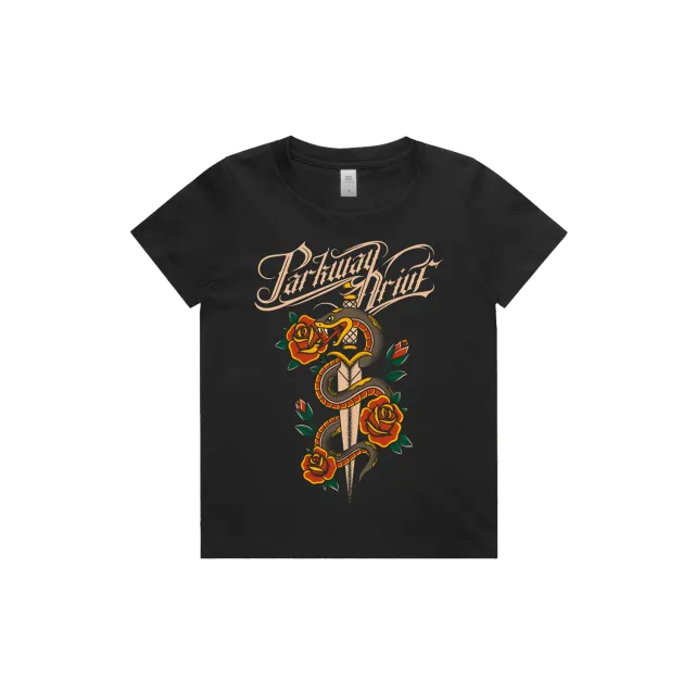 Parkway Drive Snake & Dagger Kids T-Shirt schwarz