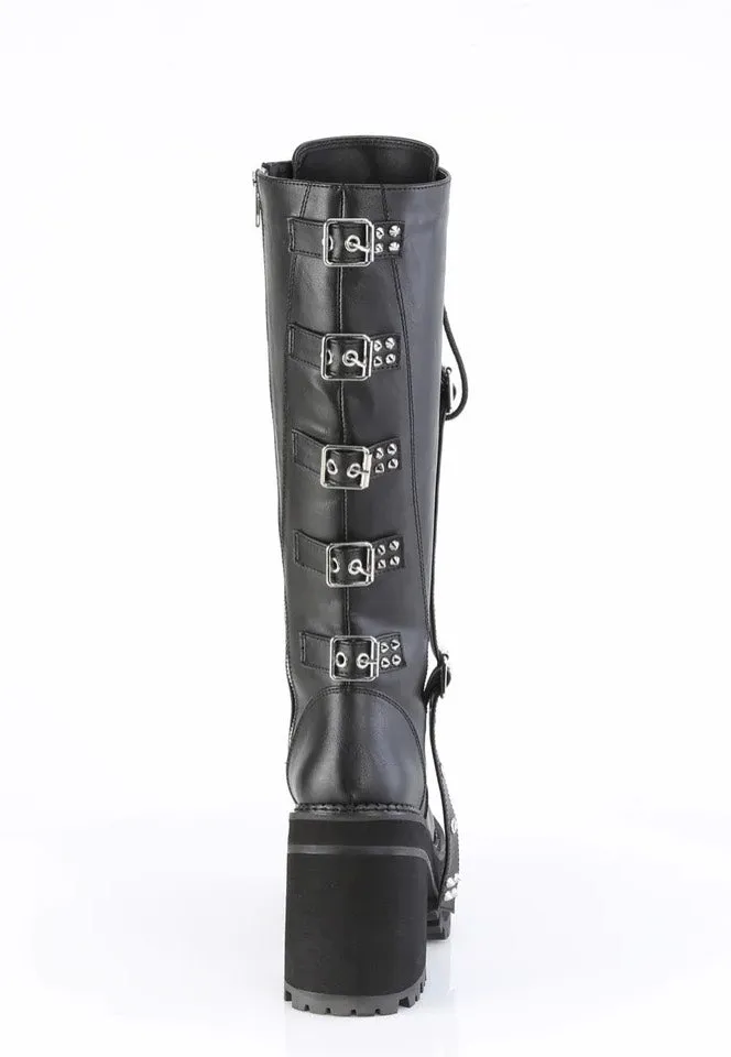 Demonia Assault-218 Lace-Up Boots schwarz Damen