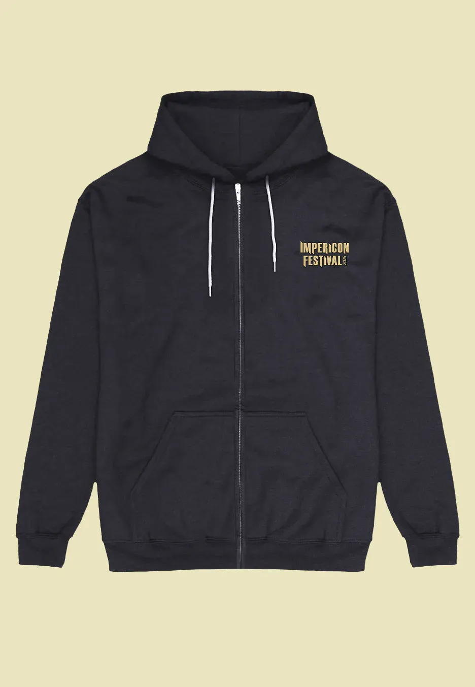 Impericon Pocket Logo Lion 2025 Zipper Gr. S schwarz