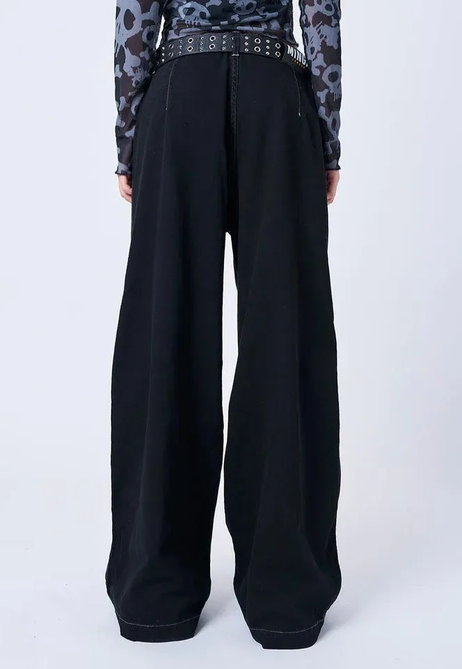 Impericon Tyra Black Utility Pockets Hose schwarz