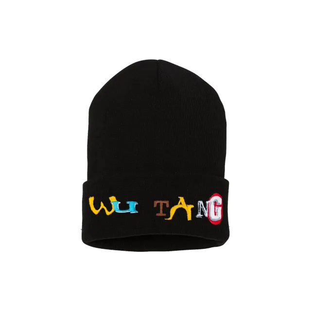 Wu-Tang Retro Colorblock Beanie Mütze Stickbunt