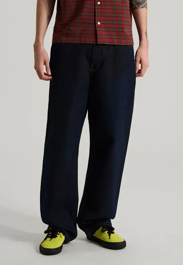 Impericon Check-5 Loose Denim Jeans Dark Rinse Herren