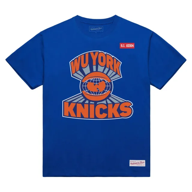 Wu-Tang Wu York Knicks T-Shirt Blau