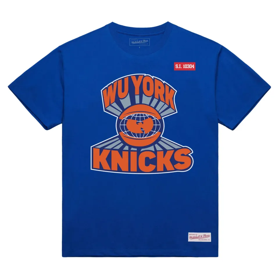 Wu-Tang Wu York Knicks T-Shirt Blau