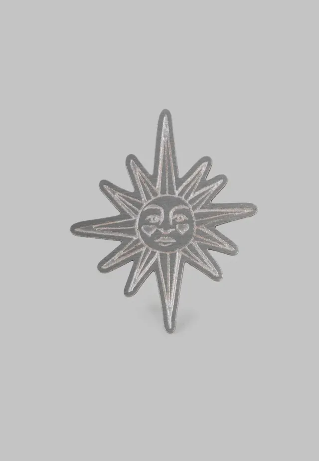 Impericon Sun Silver Pin silber Onesize Gothic