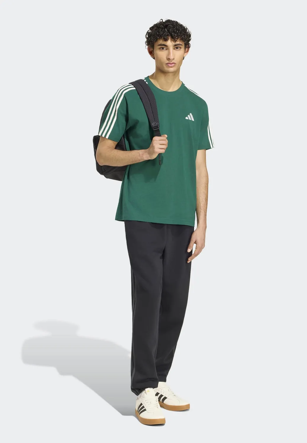 Impericon Essentials 3-Stripes Jogginghose Schwarz Tapered