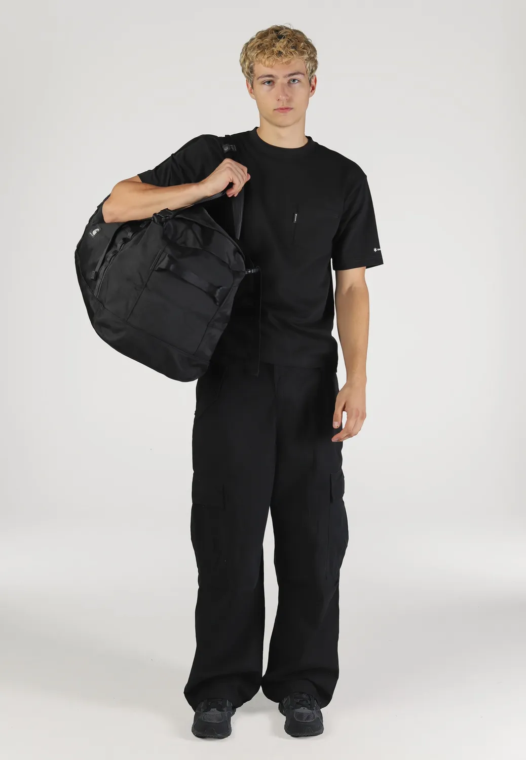 Impericon Osborn Cargo Garment Dyed Black Hose schwarz