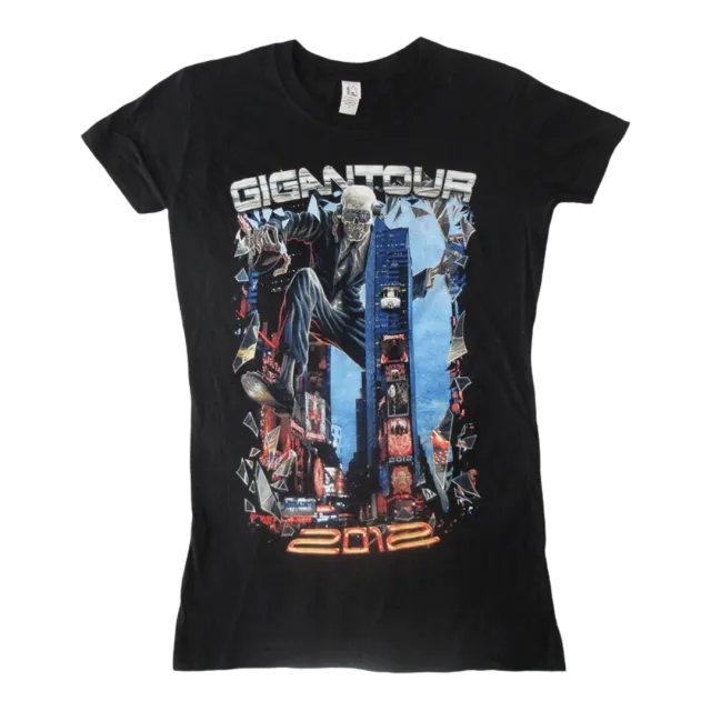 Megadeth 2012 Gigantour Damen T-Shirt schwarz Baumwolle