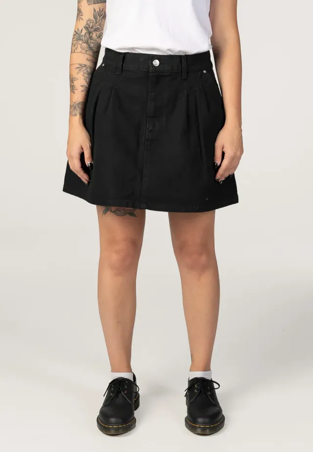 Impericon Billie Single Knee Rock Stone Washed schwarz Canvas