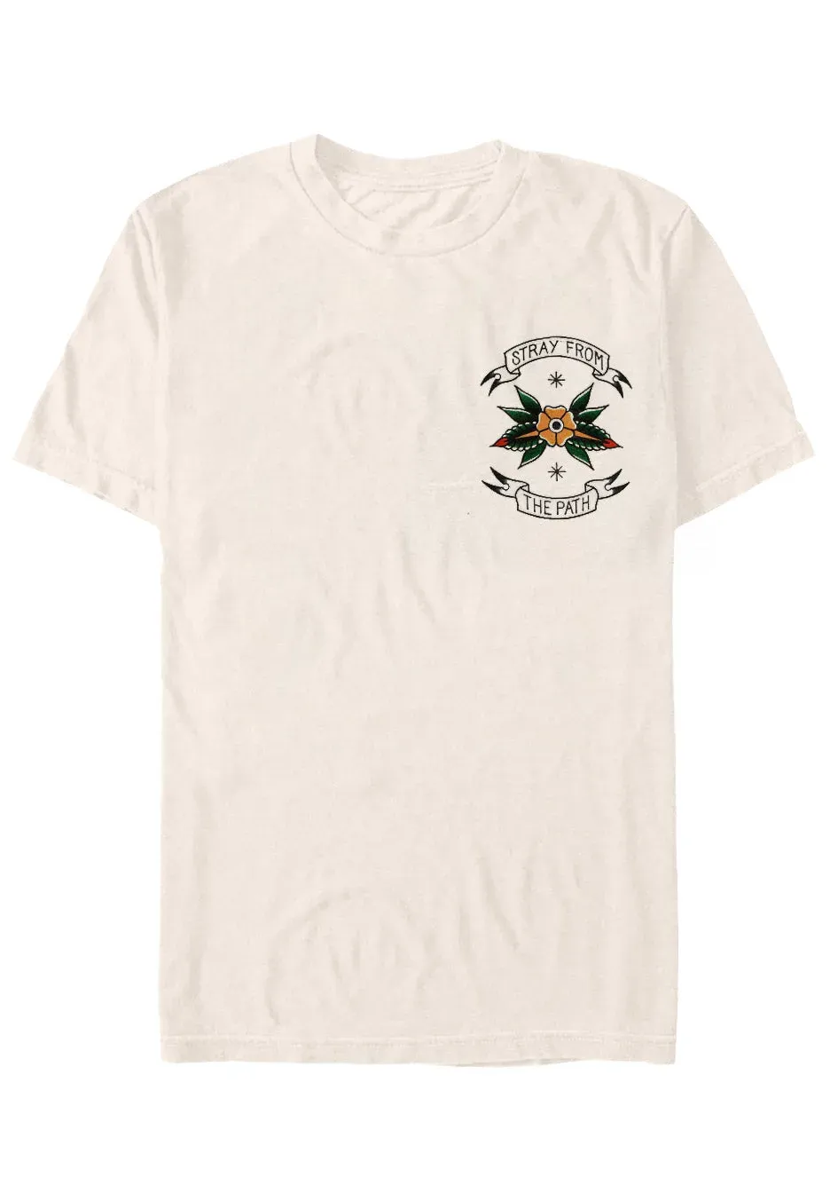Impericon Tattoo Lighthouse Natural T-Shirt beige