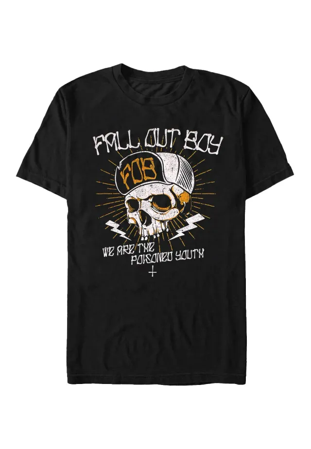 Impericon Chest Youth Skull T-Shirt schwarz Emo