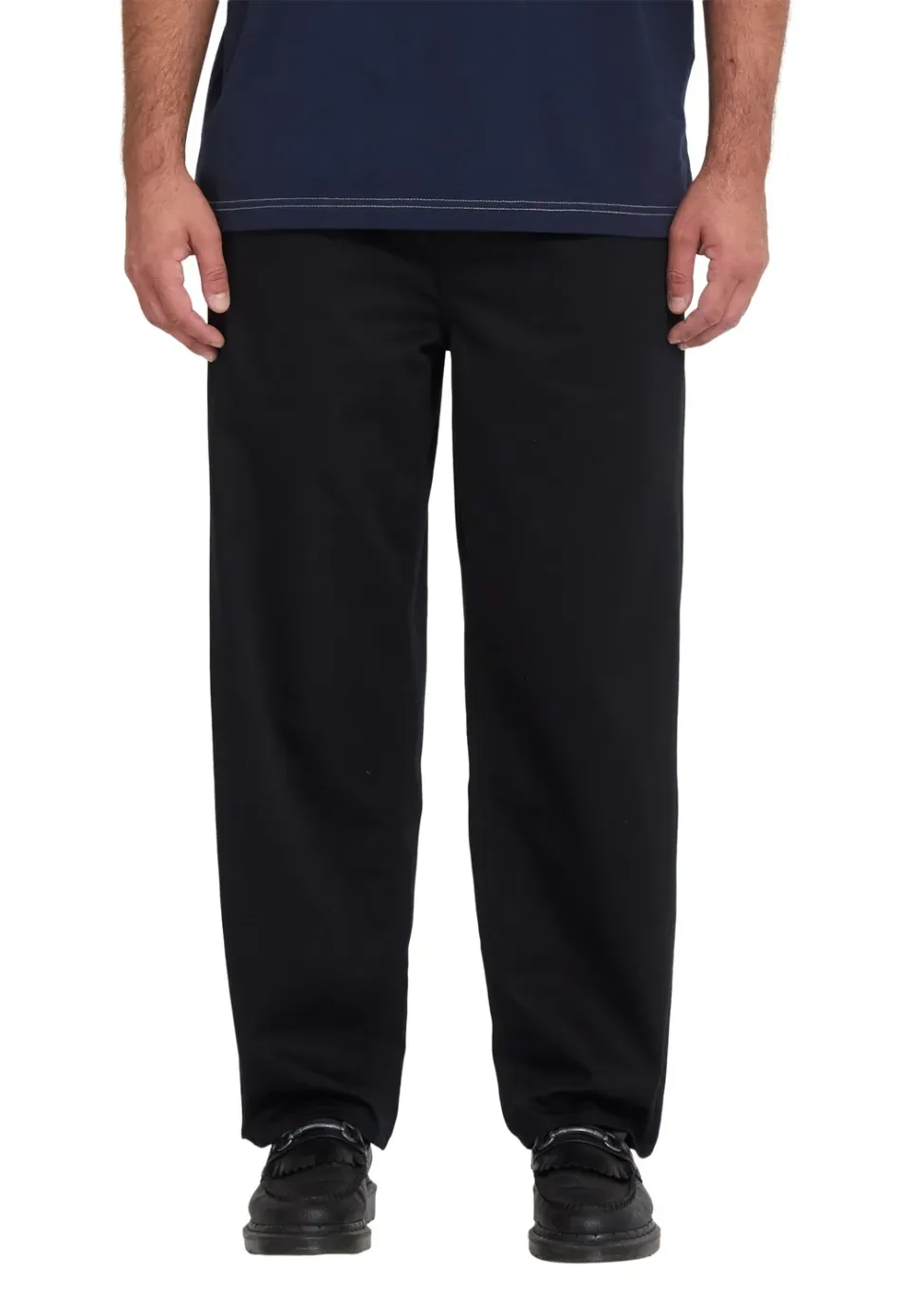 Impericon Freazy Loose Ew Twill Hose Schwarz Tapered Fit