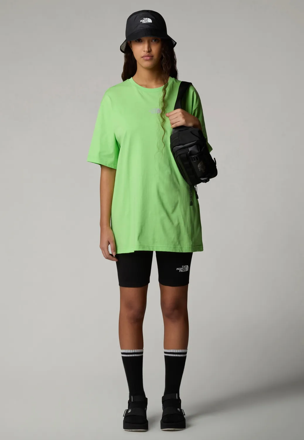 TNF Simple Dome Legging Shorts Schwarz Damen